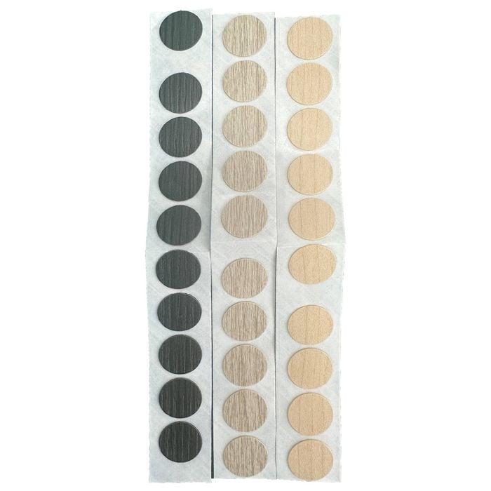 Hafele 18mm Diameter Coloured Wood Cover Cap - 30 Pack