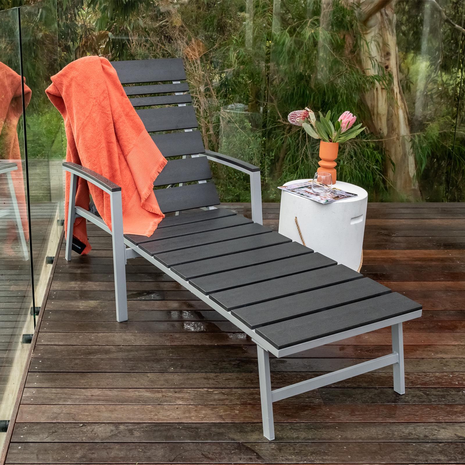 Hartman Hartwood Sun Lounger Bunnings Australia