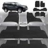 6D Diamond Car Floor Mats for Toyota Prado 2009-2013-Ultimate Set-Black-Outback GT