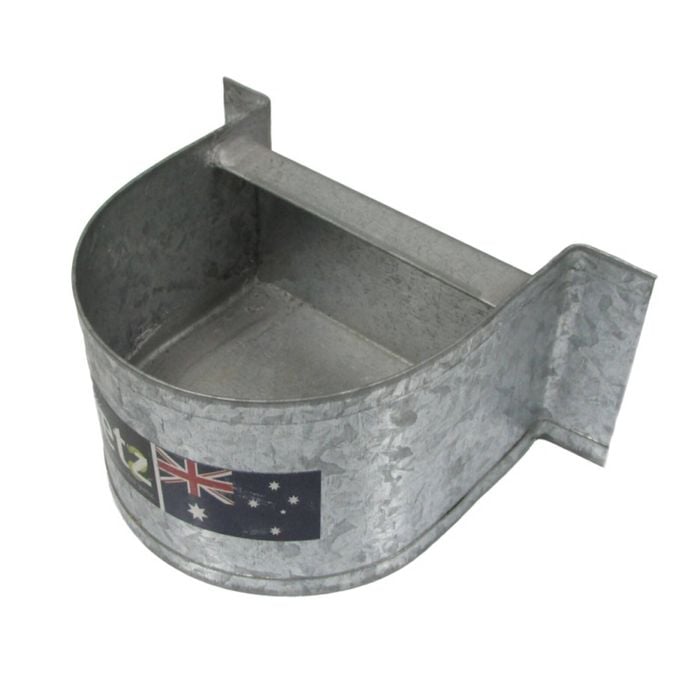 Ipetz Flat Back D Shaped Bird Food & Water Feeder 3 Inch