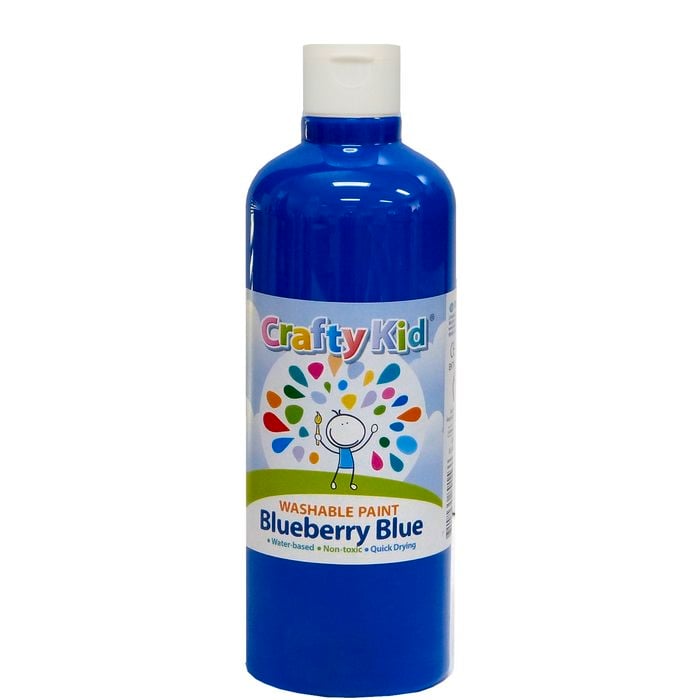 Boyle 500ml Blueberry Blue Crafty Kid Washable Paint