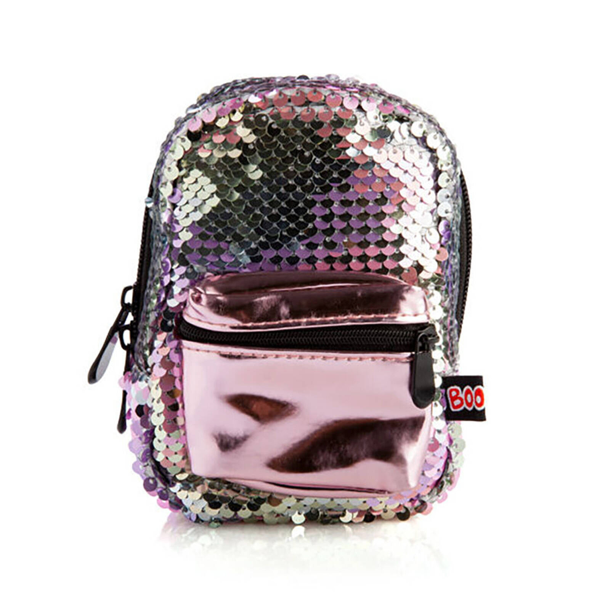 MDI BooBoo Backpack Minis Sequin Pink Clip-On Mini Bag/Purse 11x13cm 3y ...
