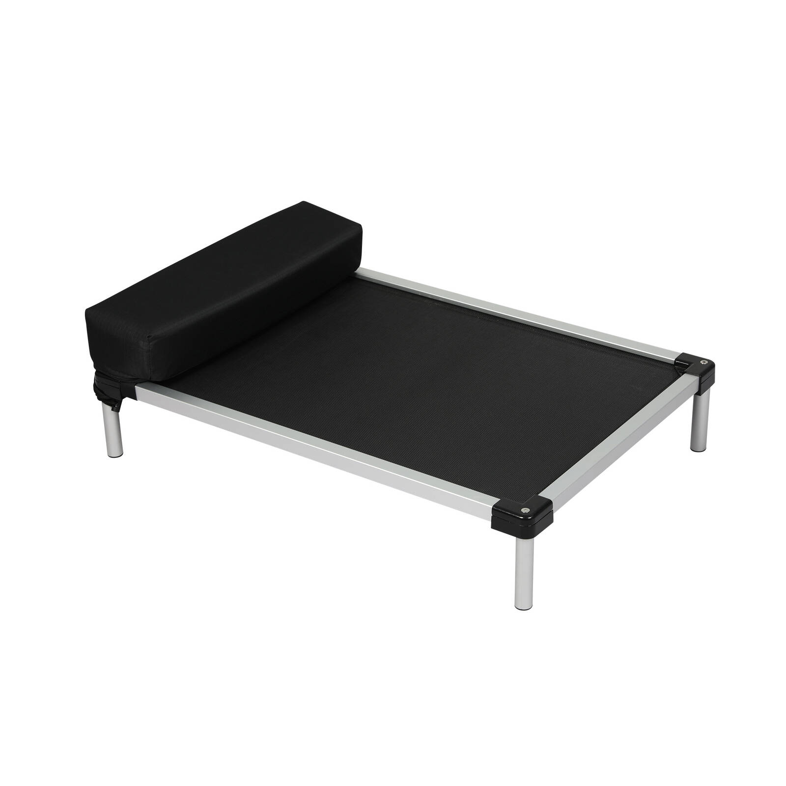 PaWz L Size Chew Proof Dog Mesh Elevated Dog Bed in Black Bunnings Australia