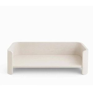Paws and Willow Large Arctic White Oasis Wooden Dog Bed