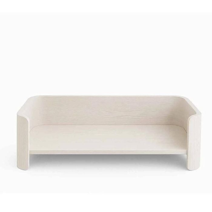 Paws and Willow Large Arctic White Oasis Wooden Dog Bed