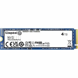 Kingston Nv3 4 Tb Solid State Drive - M.2 2280 Internal - Pci Express Nvme (pci Express Nvme 4.0 X4)