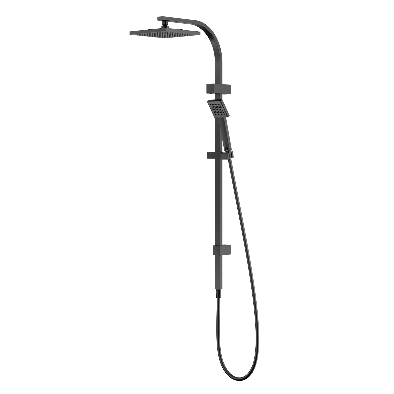 Methven Black Rere Twin Shower WELS 3 Star 9L/min