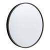 Furb Round Wall Mirror Circle Vanity Mirror Aluminum Frame Black 60cm