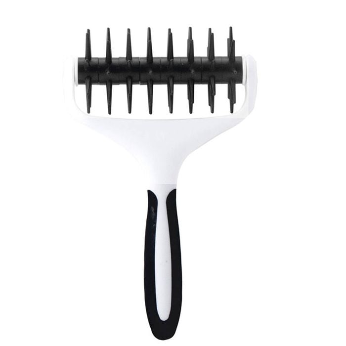 Catzon Pizza Docker with Spikes Prevents Dough Blistering-Black