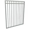 ProtectorAl 975 W x 1200mm H Palladium Silver Aluminium DTR All Up Pool Gate