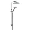 Greens Gun Metal Penny Twin Rail Shower With RainBoost® Technology