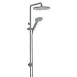 Greens Gun Metal Penny Twin Rail Shower With RainBoost® Technology