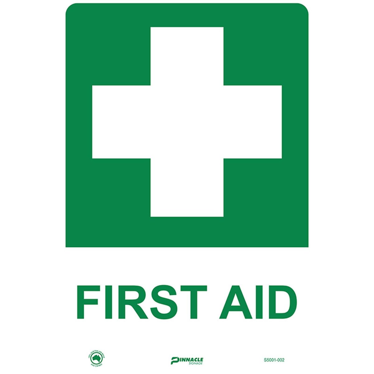 Pinnacle 600 x 400mm Metal First Aid Sign - Bunnings Australia
