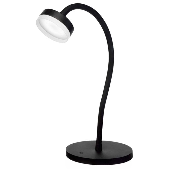 Brilliant Black Jerico LED Desk Lamp