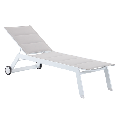 Mimosa Aluminium White Cordoba Sunlounge Bunnings Australia