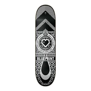 Blue Print Blueprint Home Heart Skateboard 8" Decks - White/black