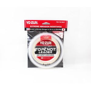 Yo Zuri Topknot 30yd Natural Clear Fluorocarbon Fishing Leader 60lb