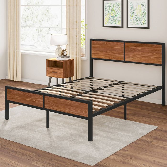Metal Platform Base Bed Frame Naomi Home IdealBase 14