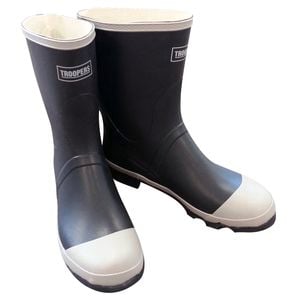 Troopers Mens Rubber Gumboots Size 6 Black