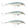 3x Rapala 14cm Saltwater X Rap Long Cast Sink Minnow Fishing Lures - Anchovy