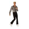 Disco Boogie Man Halloween Costume Adult Official Rubies 70s Outfit with Metallic Shirt, Standard