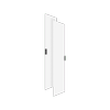 Lugna 2045 x 750 x 16mm White Double Doors - White 750mm
