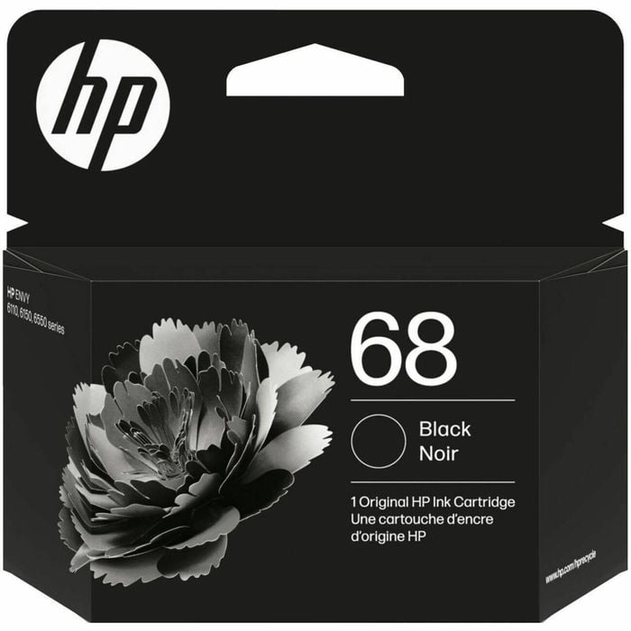Hp 68 Original Inkjet Ink Cartridge - Black - 1 Pack - 160 Pages