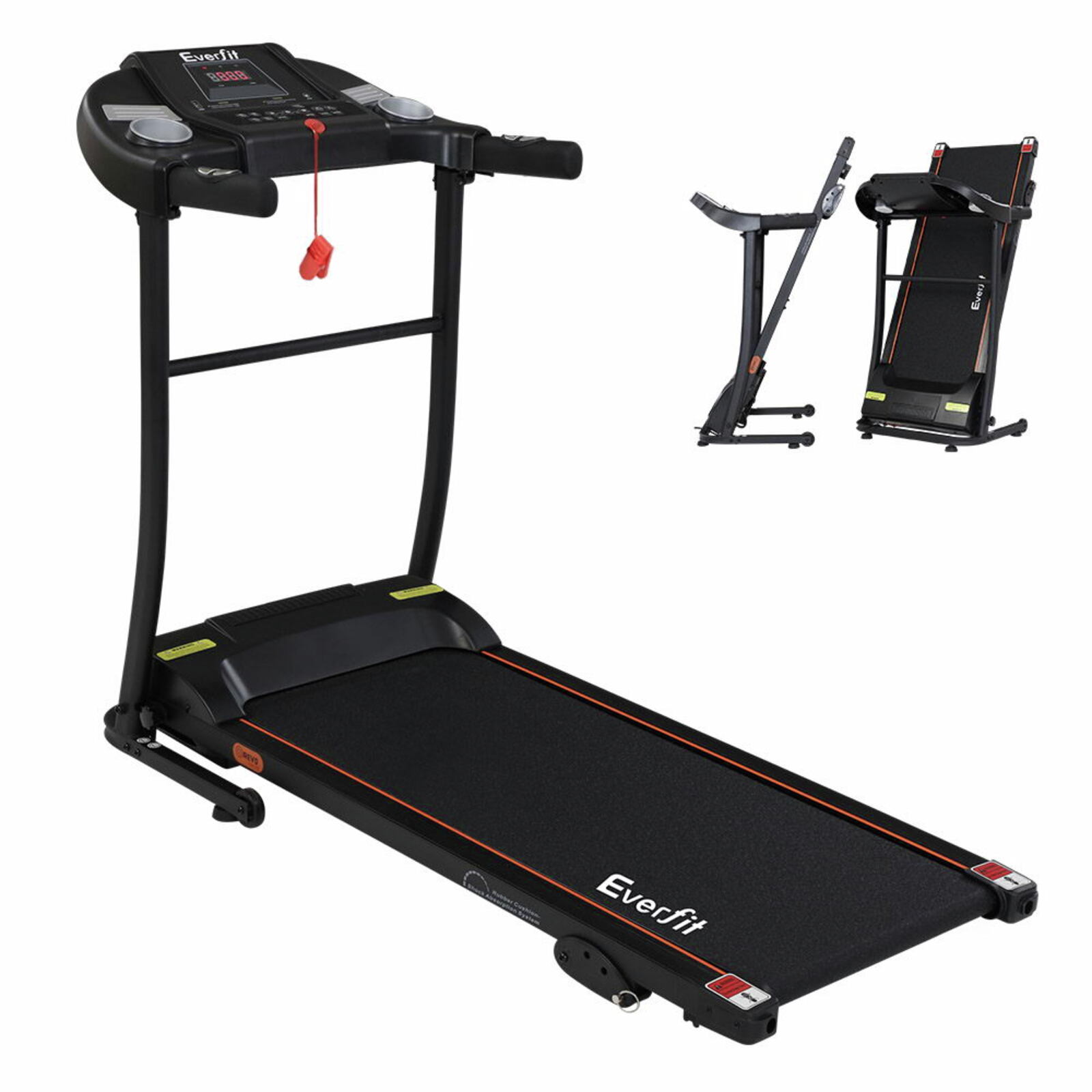 Everfit Treadmill Electric Home Gym Fitness Exercise Equipment Incline 400mm Bunnings Australia