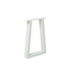 Rapid 300 x 450 x 50mm White Steel Tube Antigua Bench Leg