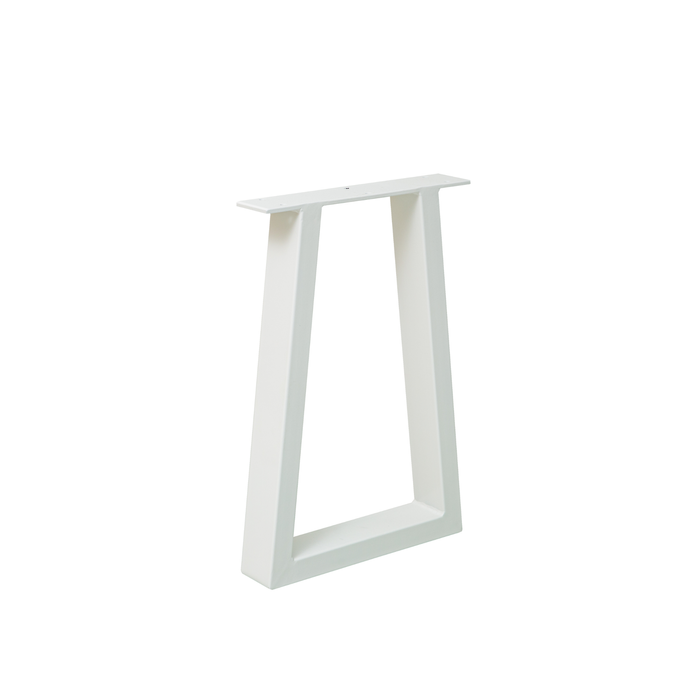 Rapid 300 x 450 x 50mm White Steel Tube Antigua Bench Leg