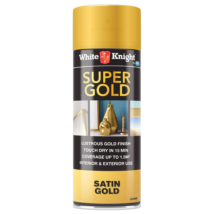 White Knight 300g Super Gold Satin Spray Paint