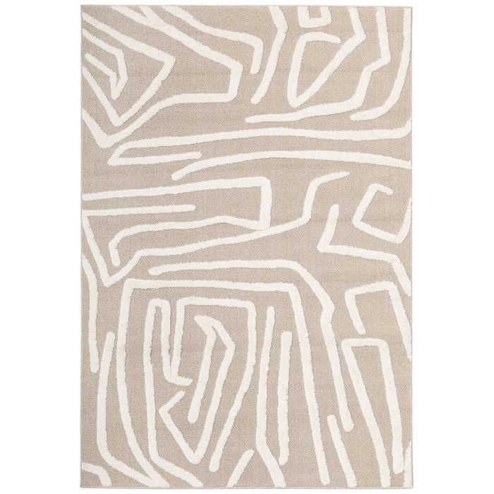 The Rug Connection Elias Kobi Beige 330x240cm - Extra Large Pet Friendly Indoor Floor Rug