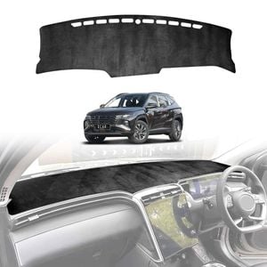 Dash Mat Pad Cover for Hyundai Tucson Highlander/ N Line 2021-2024 Non-Slip Microfiber Leather