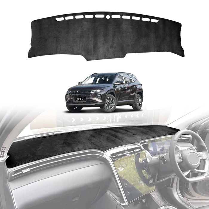 Dash Mat Pad Cover for Hyundai Tucson Highlander/ N Line 2021-2024 Non-Slip Microfiber Leather