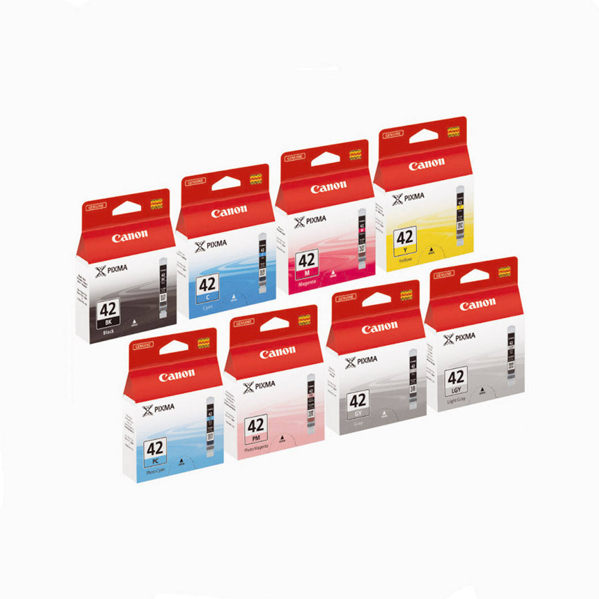 8 x Pack Canon CLI-42 Ink Cartridge Set - Bunnings Australia