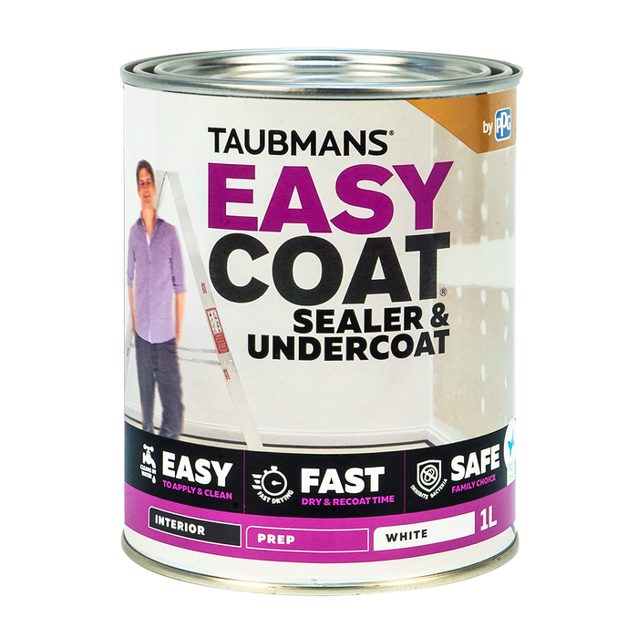 Taubmans 1L White EASYCOAT Prep Sealer & Undercoat