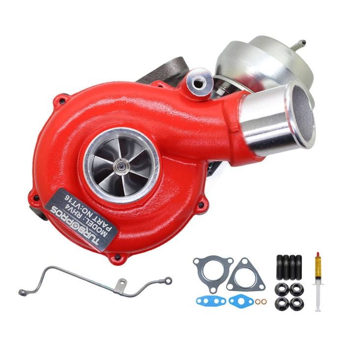 Gen1 High Flow Turbo Charger With Genuine Oil Feed Pipe For Mitsubishi Challenger 4d56 2.5l Vt16