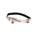 Happy Tails Pink Dual Bell Cat Collar