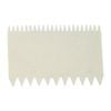 Thermohauser Dough Scraper Comb Double Sided Polypropylene 110x75mm Professional Bakery Kitchen Tool