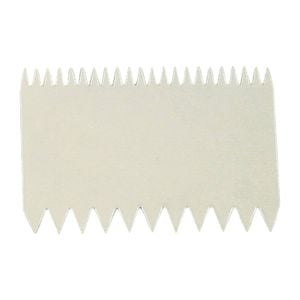 Thermohauser Dough Scraper Comb Double Sided Polypropylene 110x75mm Professional Bakery Kitchen Tool