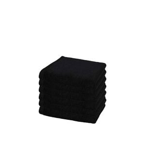 6 Pack - Luxury Egyptian Cotton Bath Towel 70x130cm - Black