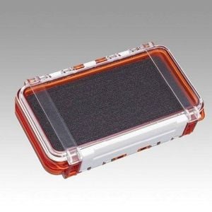 Meiho Bousui WG2 Waterproof Double Sided Foam Tackle Box Case Orange