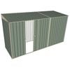 Build-A-Shed 1.2 x 3.7 x 2.0m Skillion Single Sliding Side Door Shed - Green