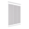 Lugna 2400 x 1800mm VJ Panel Wardrobe Triple Sliding Doors