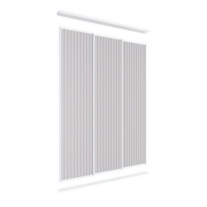 Lugna 2400 x 1800mm Triple Sliding Door VJ Panel Package