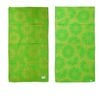 Jacquard Velour Cotton Rich Reversible Beach Towel 81 x 162 cm Lime Cirtus