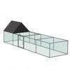 P&p Green Chicken Run Coop Large Outdoor Poultry Cage With Sunshade Cover