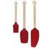 Kitchenaid Set Of 3 Birchwood Baking Utensils