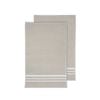 2pc Ladelle Terry 100% Cotton Kitchen Dish Drying Towel Set Reusable Stone