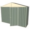Build-a-Shed 3.0 x 0.8 x 2.3m Gable No Side Doors Shed - Green